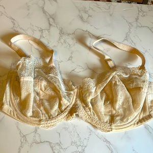 Panache Elsa 36E unlined underwire bra in cream